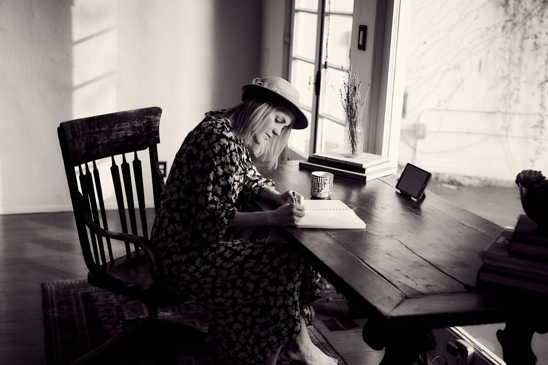 author writing mystery